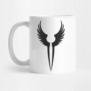 that guide the fallen from the battlefield to Valhalla. Mug